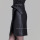 Women Sexy PU Leather A-line Vent Skirt